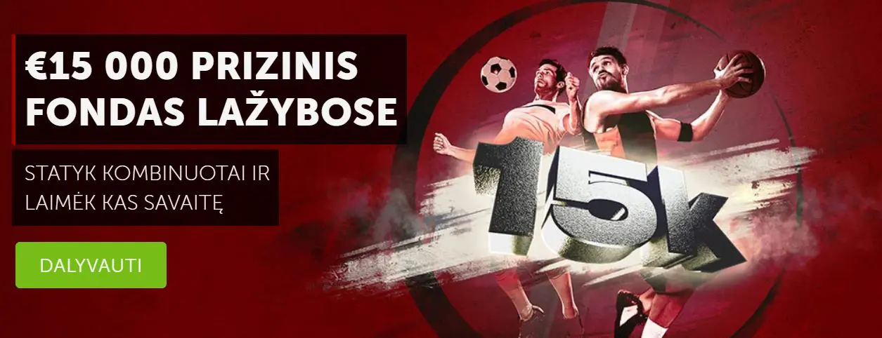 betsafe 15 000€ prizinis fondas lažyboms