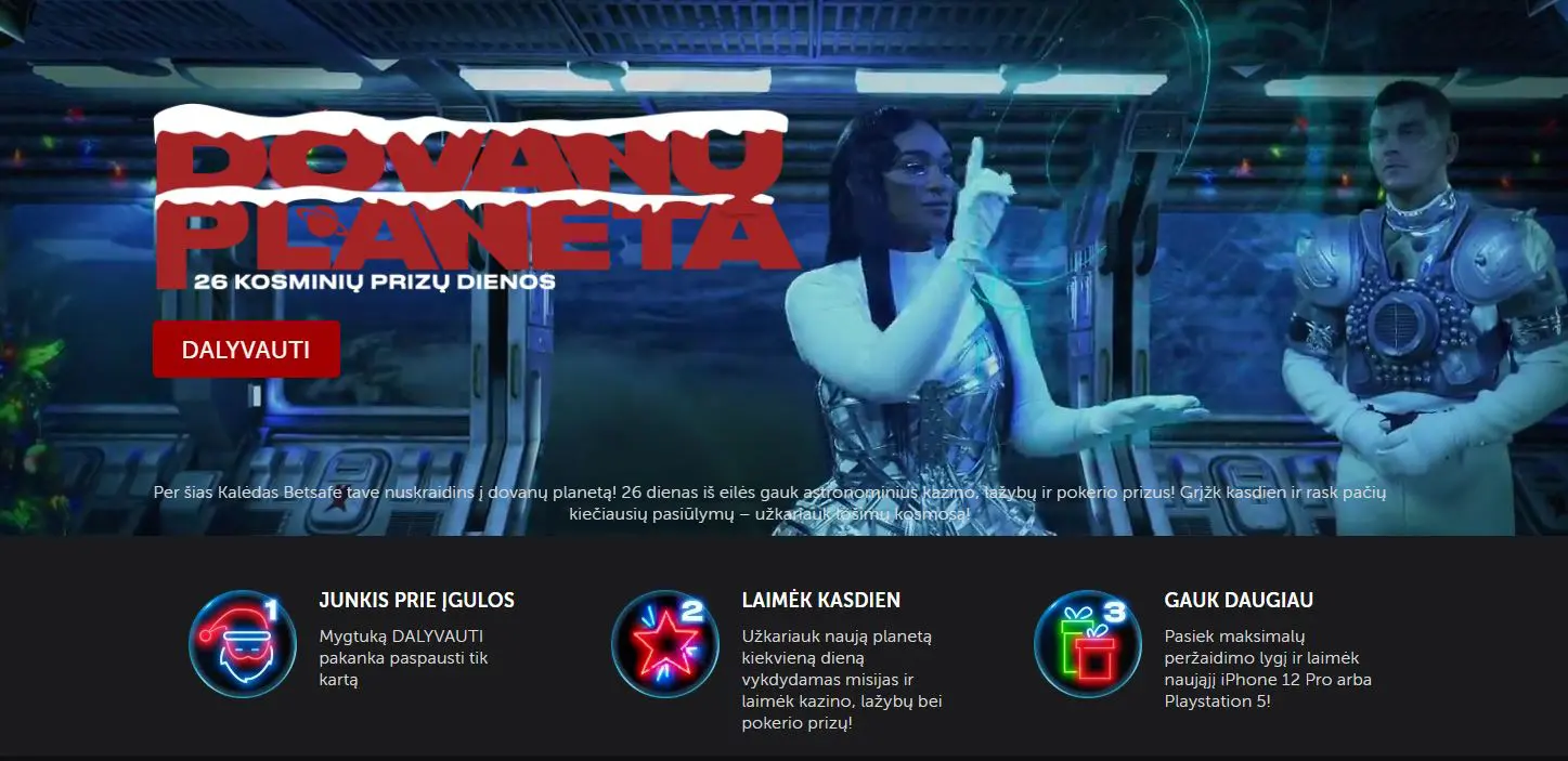 betsafe betsafe premija dovanu planet